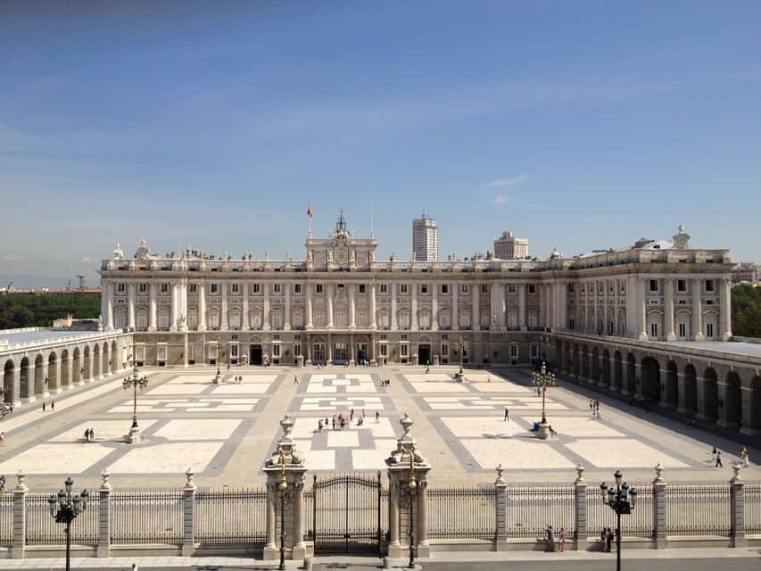 O Palácio Real de Madri