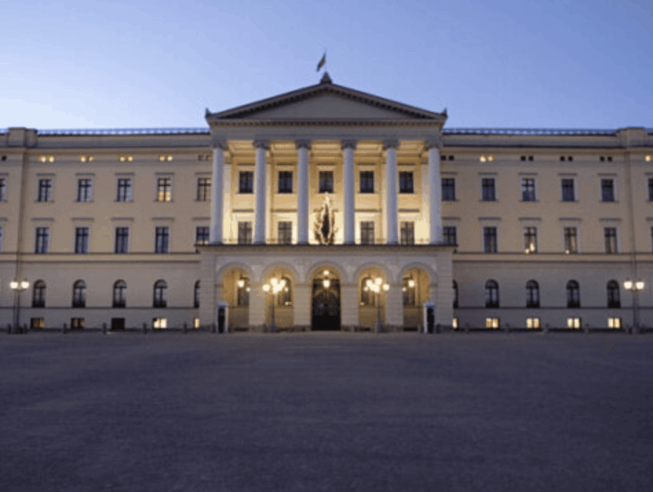 O Palácio Real em Oslo