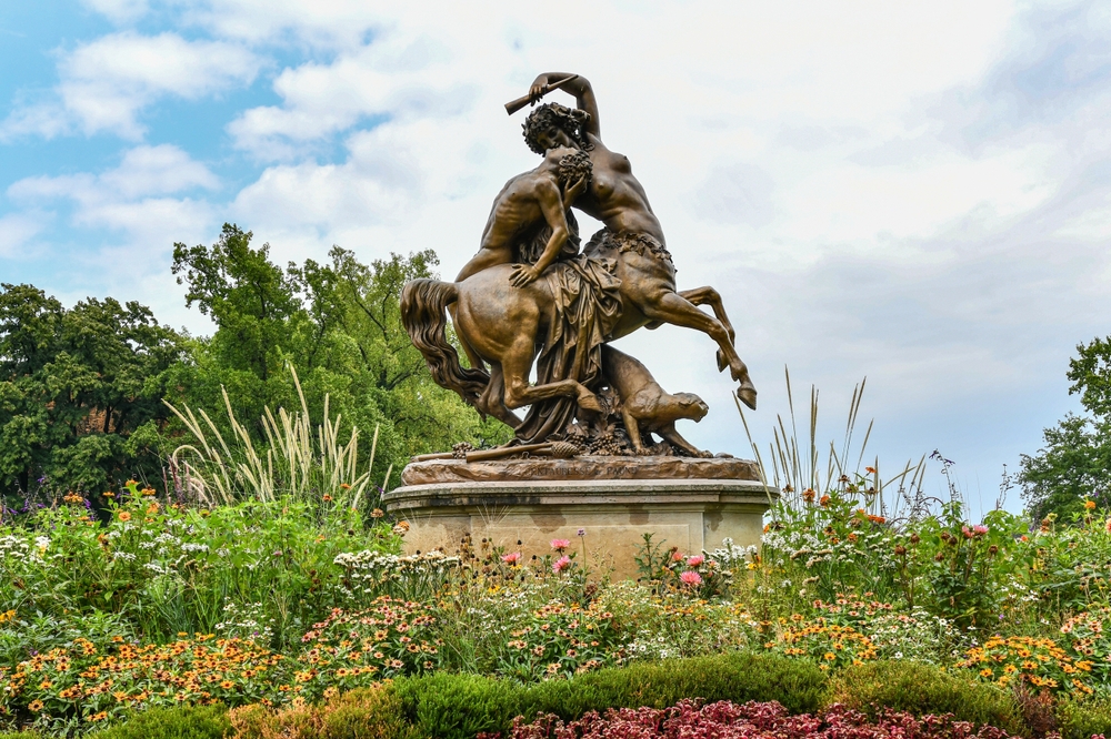 Parc de la Tête d'Or, perto de Les Brotteaux, em Lyon