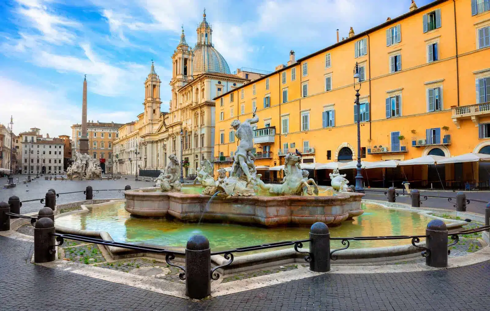 piazza navona, boa região para ficar no centro de Roma