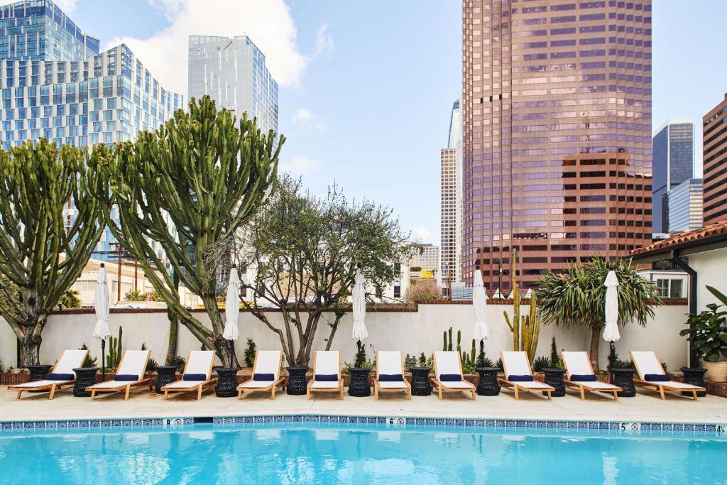Piscina do Hotel Figueroa em Los Angeles