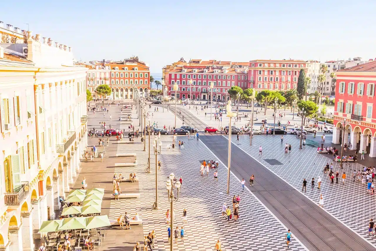 Place Masséna, no centro de Nice