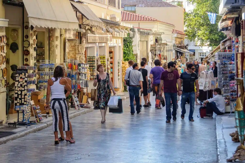Plaka, bairro interessante de Atenas