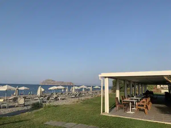 Platanias, ótimo lugar para ficar perto da praia em Creta