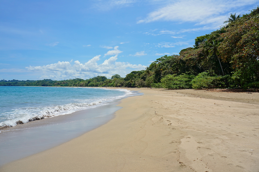 Playa Cocles, perto de Puerto Viejo, no litoral caribenho da Costa Rica