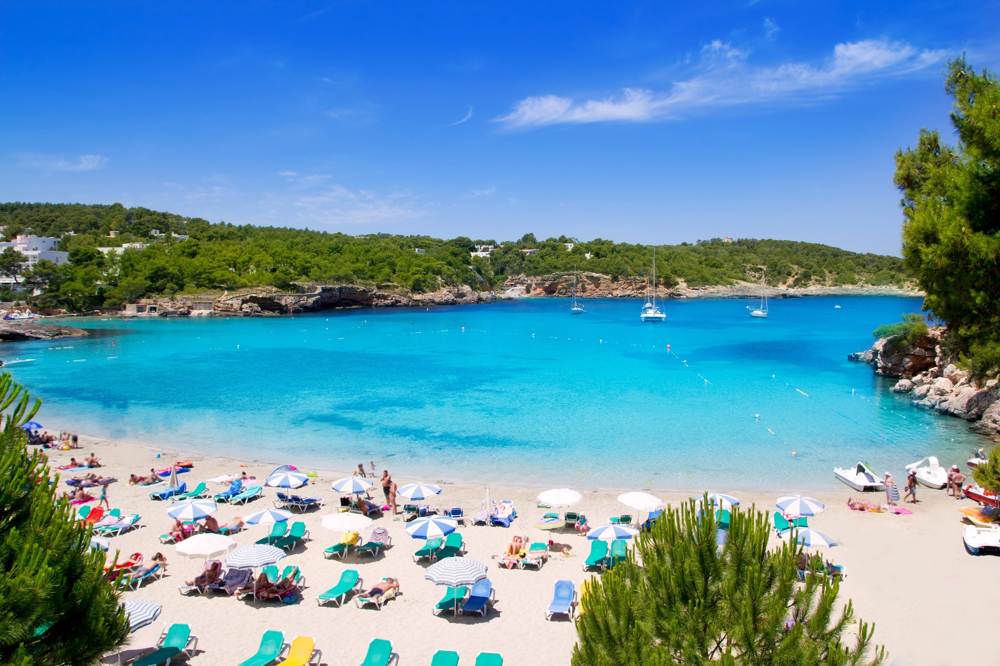 Portinatx no norte de Ibiza