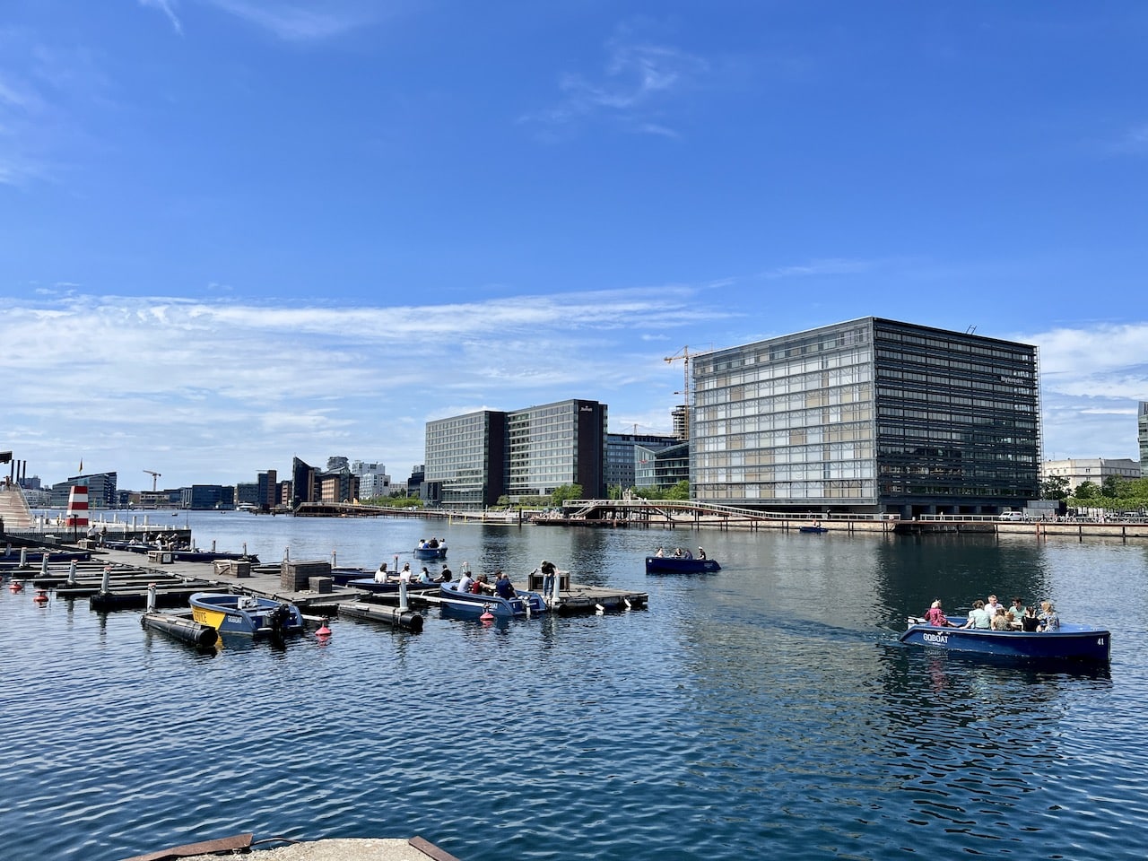 Porto de Copenhague, um dos melhores lugares para ficar em Copenhague