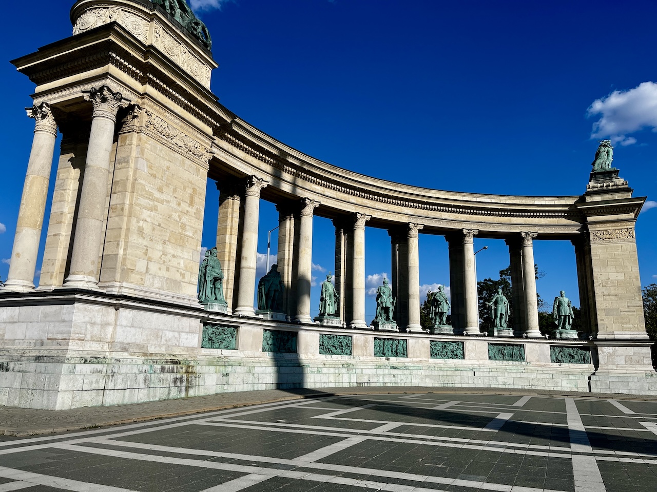 Praça dos Heróis em Budapeste