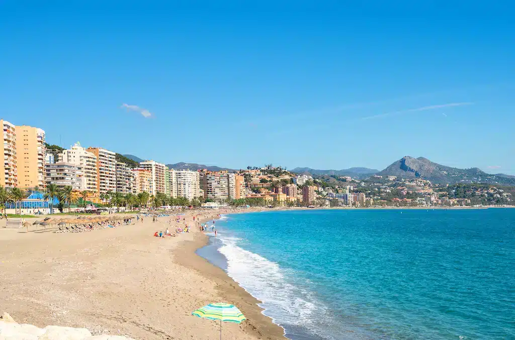 Praia de La Malagueta, em Málaga