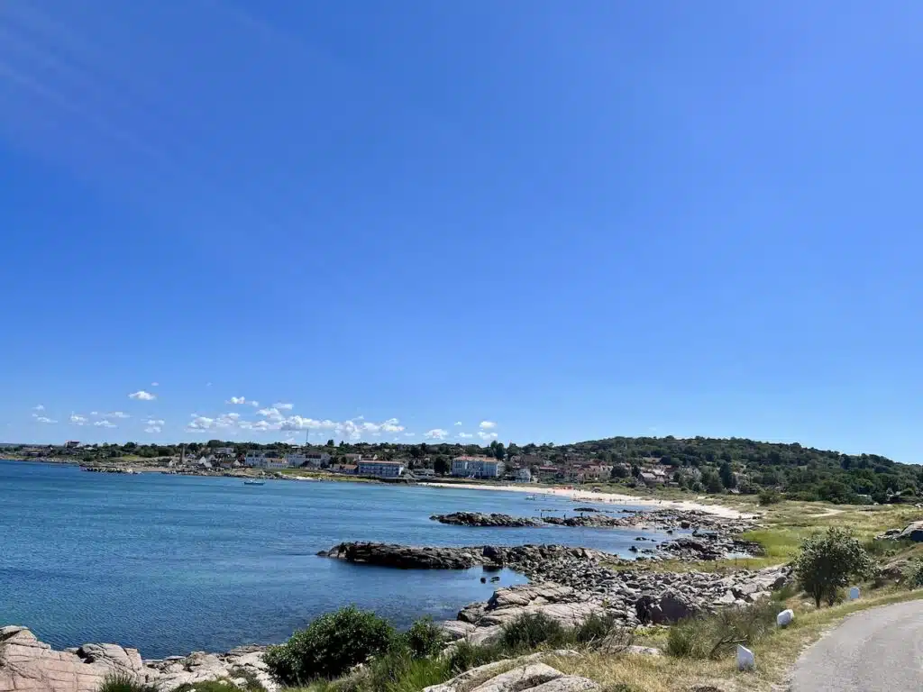Praia de Sandvig, em Bornholm