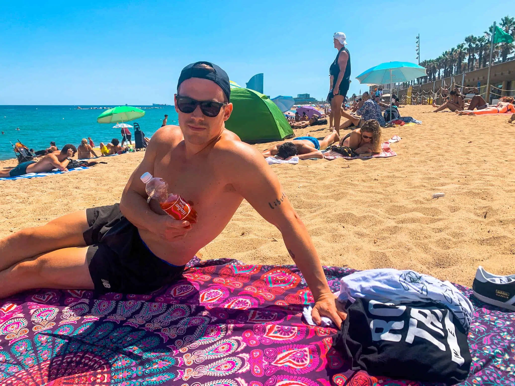 praia em barcelona