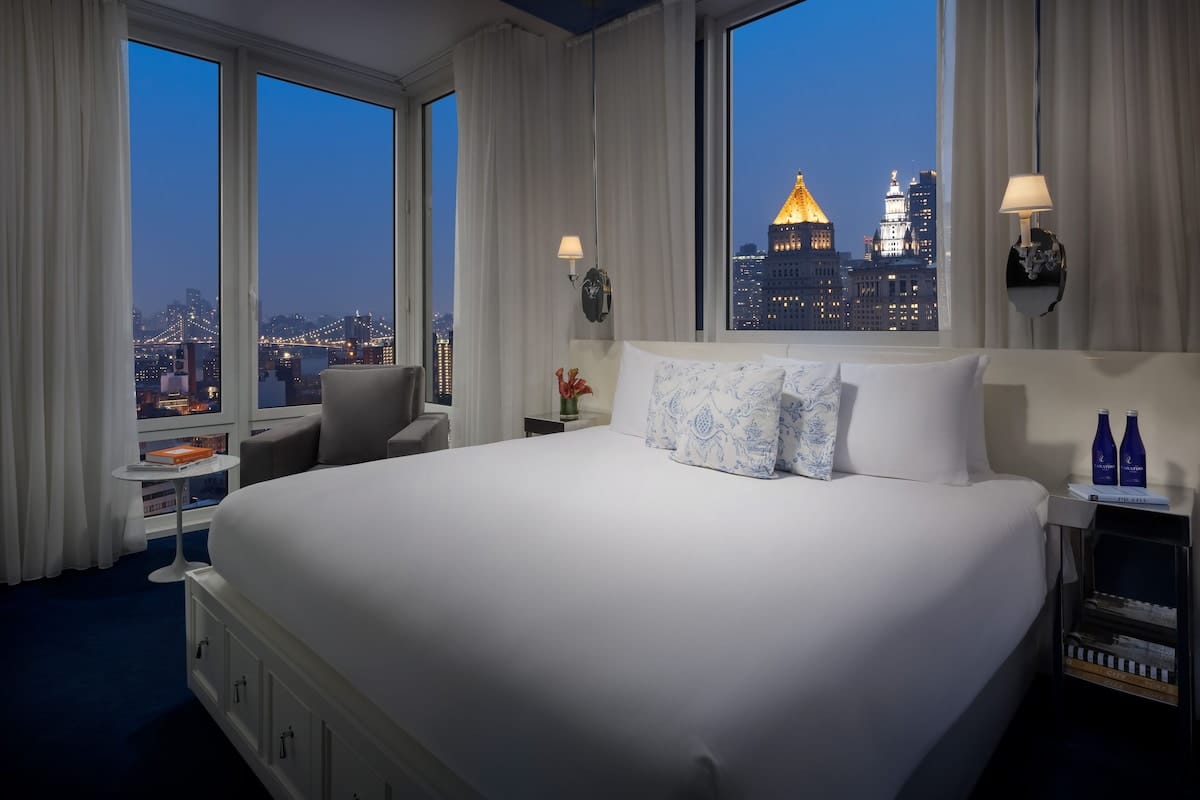 quarto de hotel com vista no Soho