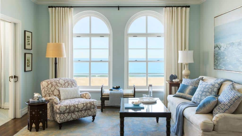 Quarto do Casa Del Mar com vista para a praia