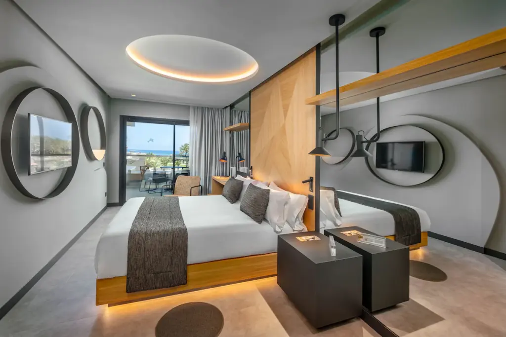 quarto do hotel faro, ótimo lugar para ficar na região de Maspalomas