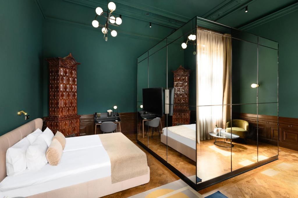 Quarto do Hotel Oktogon Haggenmacher
