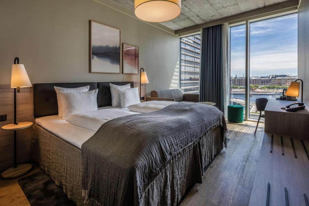 Quarto do hotel Scandic Spectrum
