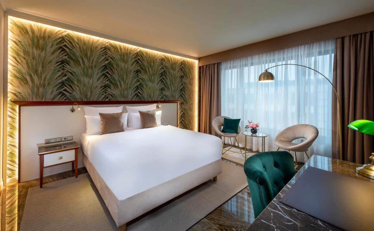 Quarto do JW Marriott Hotel Berlin