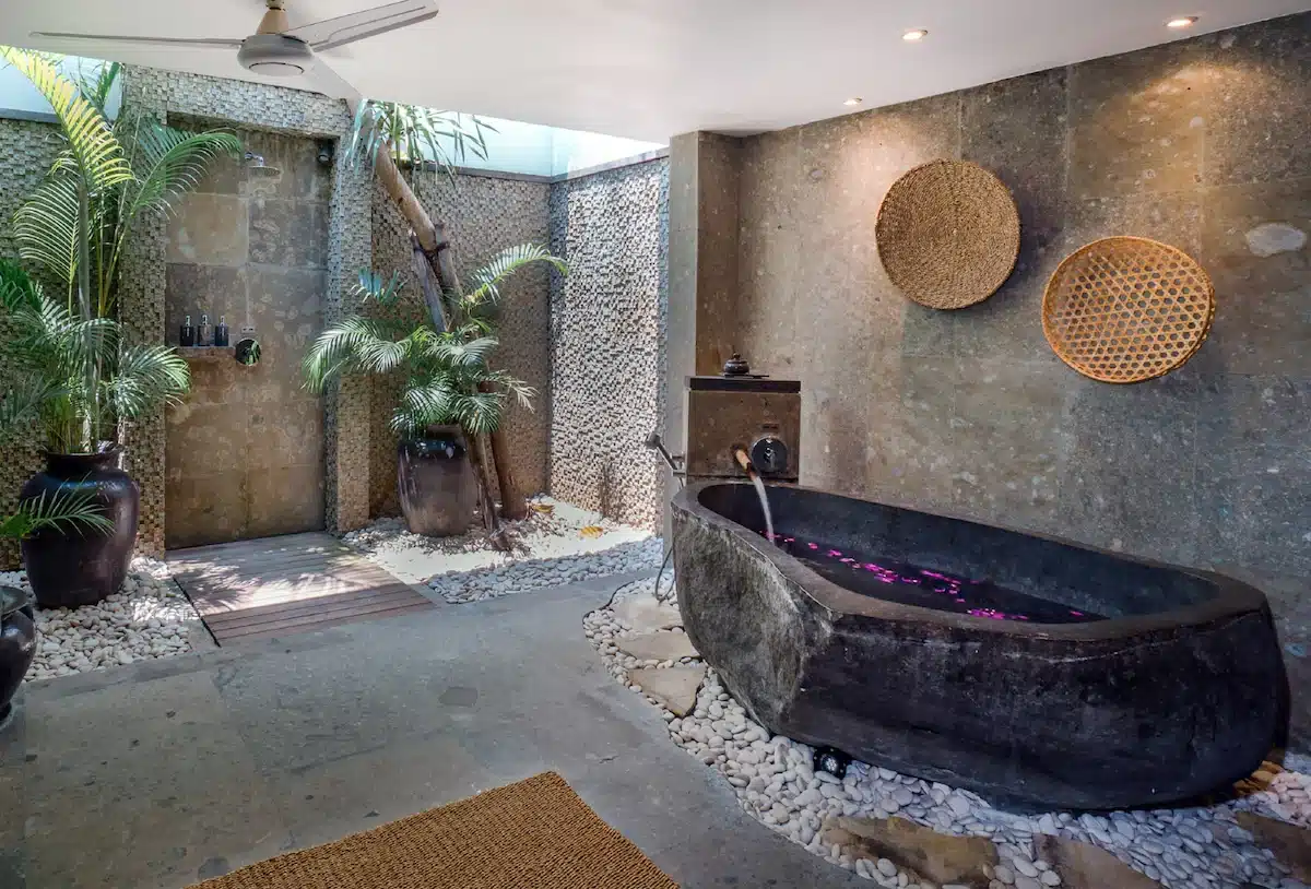 Quarto do resort em Nusa Lembongan