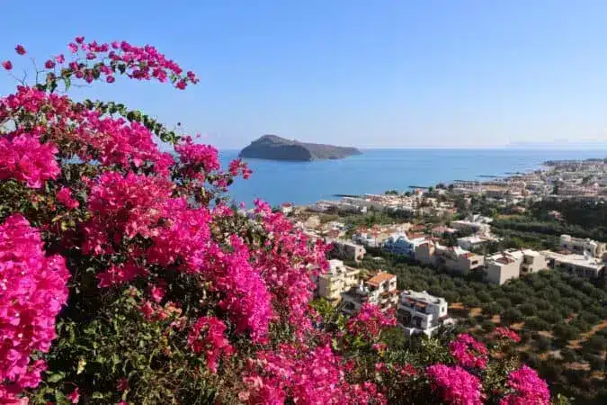 Região de Platanias em Creta