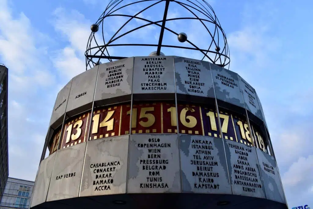 relógio mundial de berlim