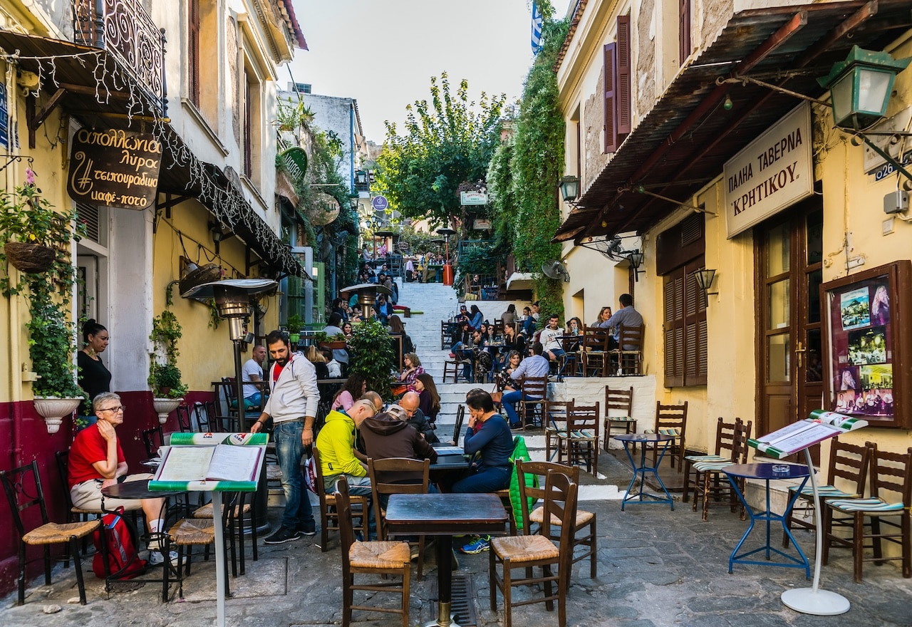 Restaurante em Plaka, Atenas