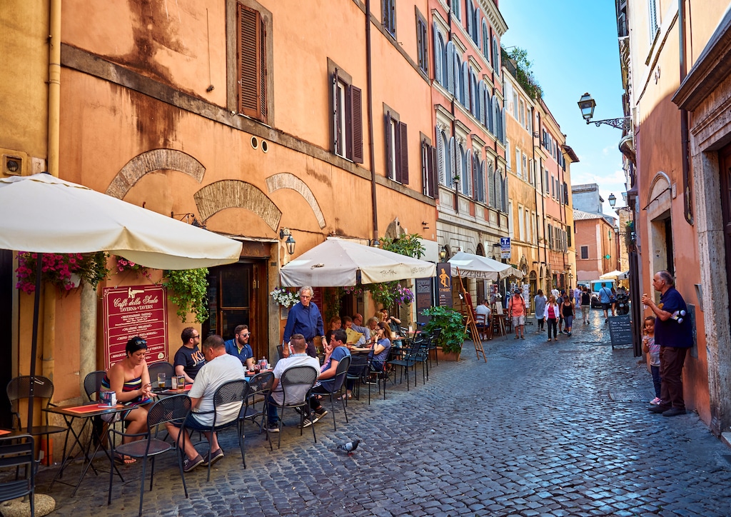 restaurantes em trastevere