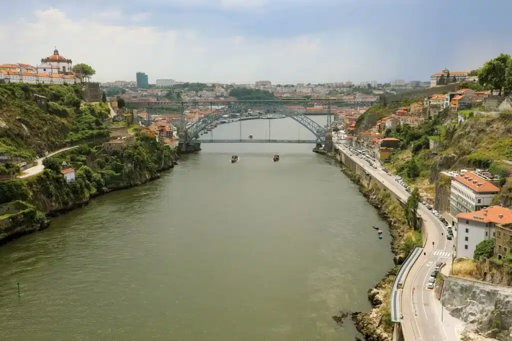 Rio Douro no Porto, Portugal.