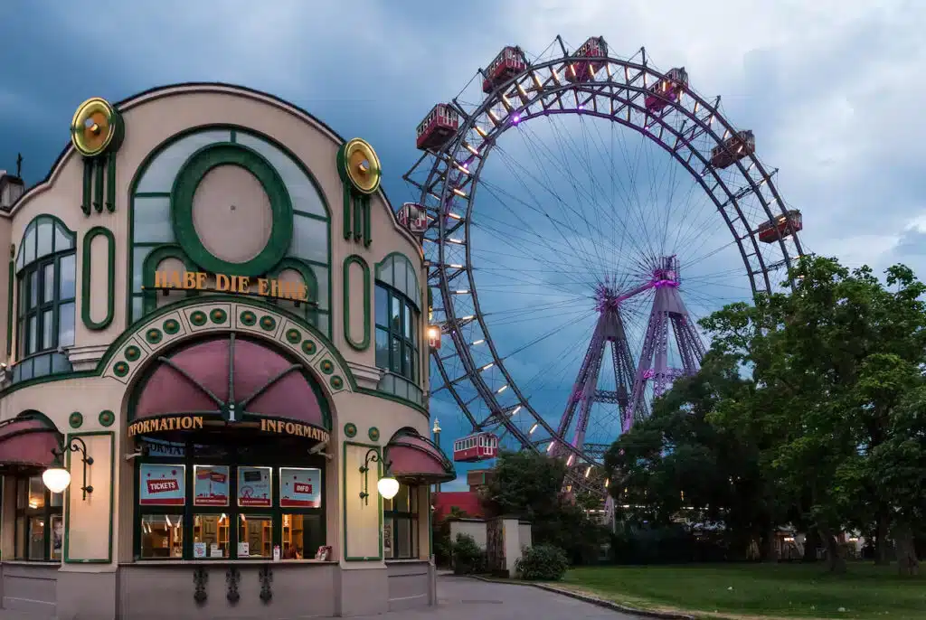 Parque Prater em Leopoldstadt