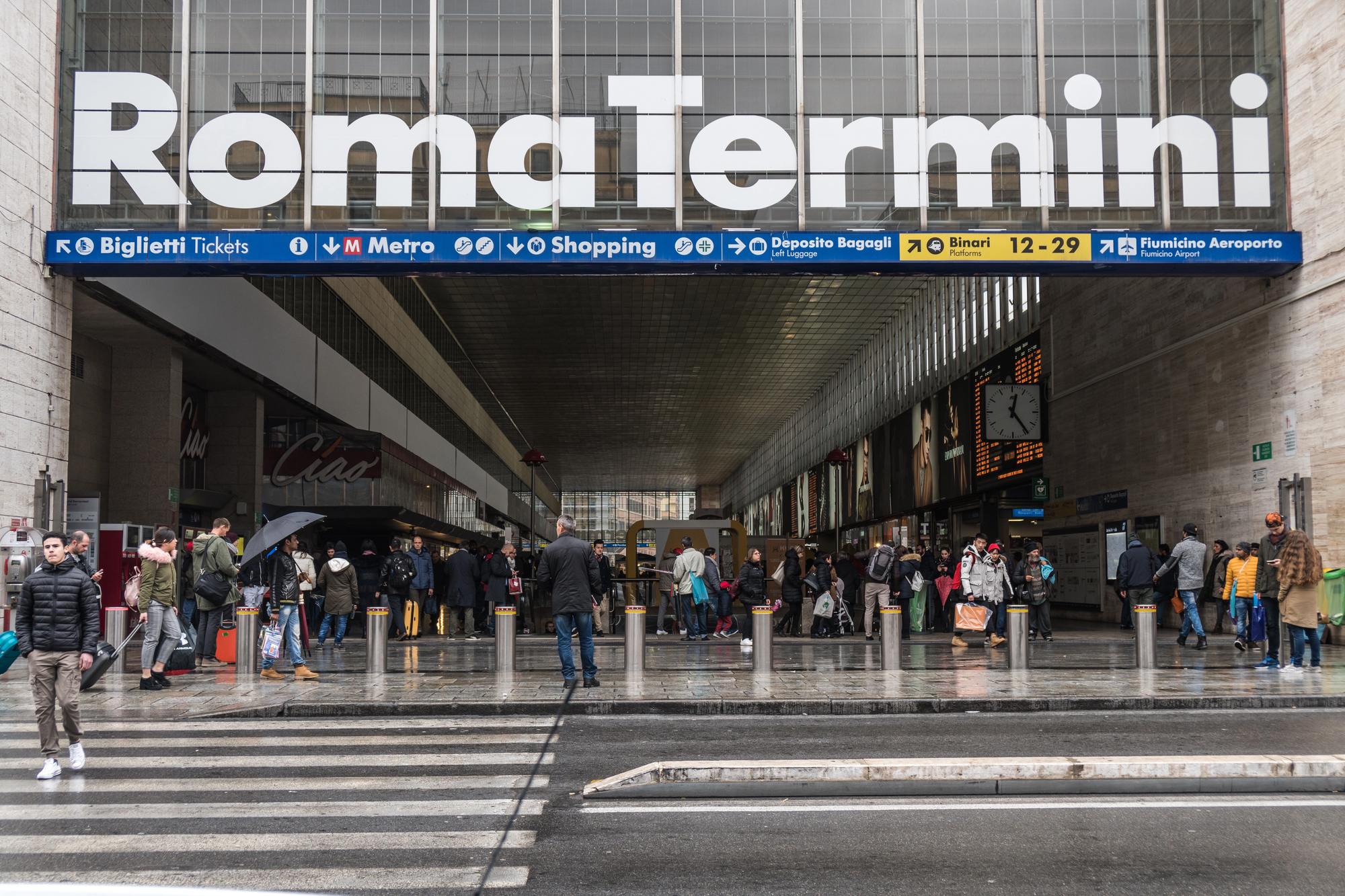 Roma Termini, a principal estação de trem de Roma