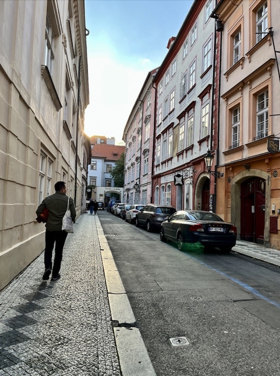 Rua na Cidade Velha de Praga