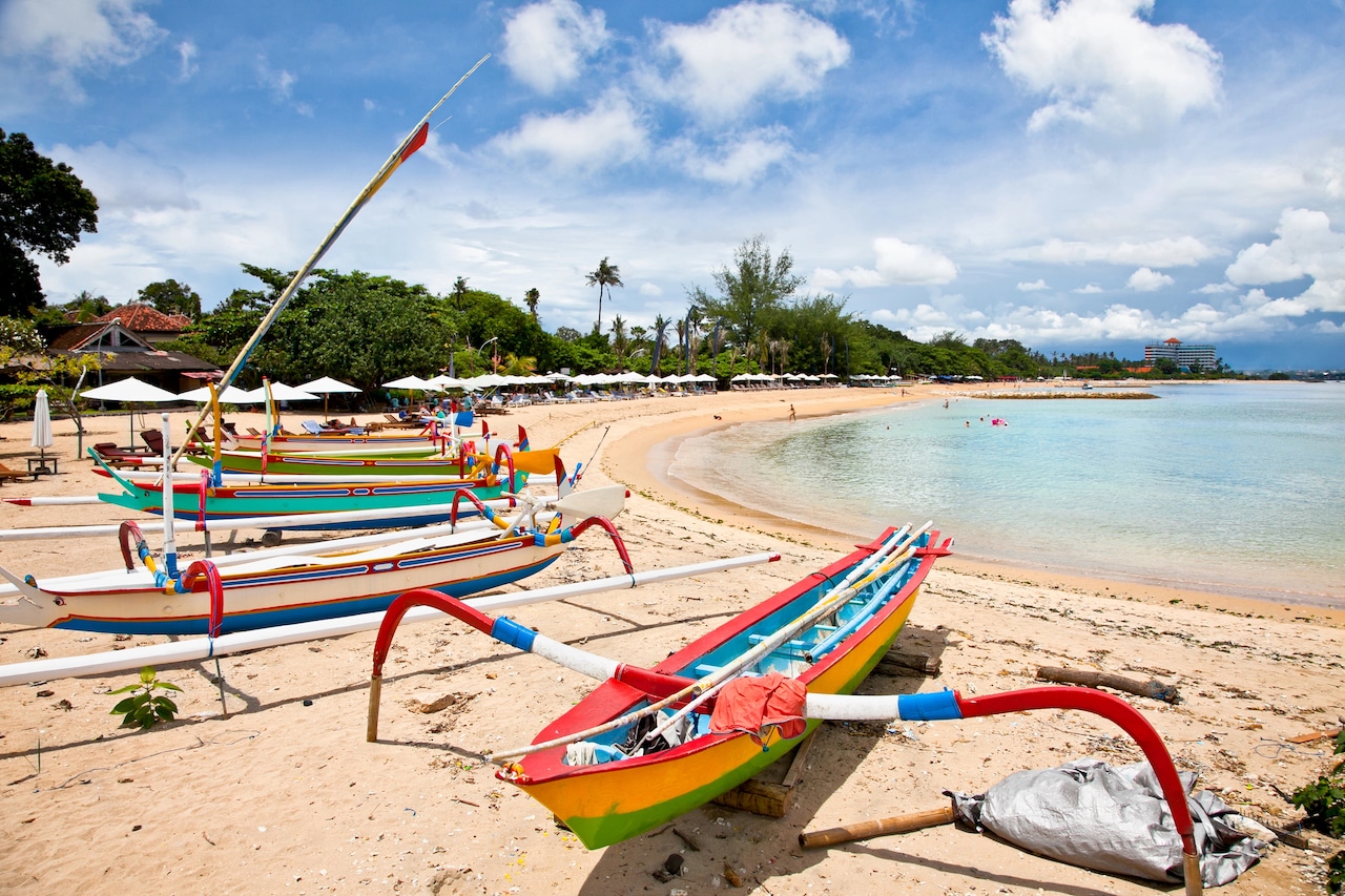Sanur, melhor região para famílias ficarem perto da praia