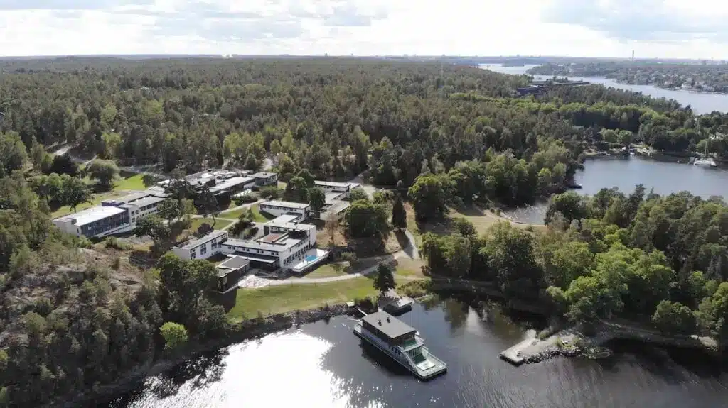 Skepparholmen Nacka, spa perto de Estocolmo, Suécia
