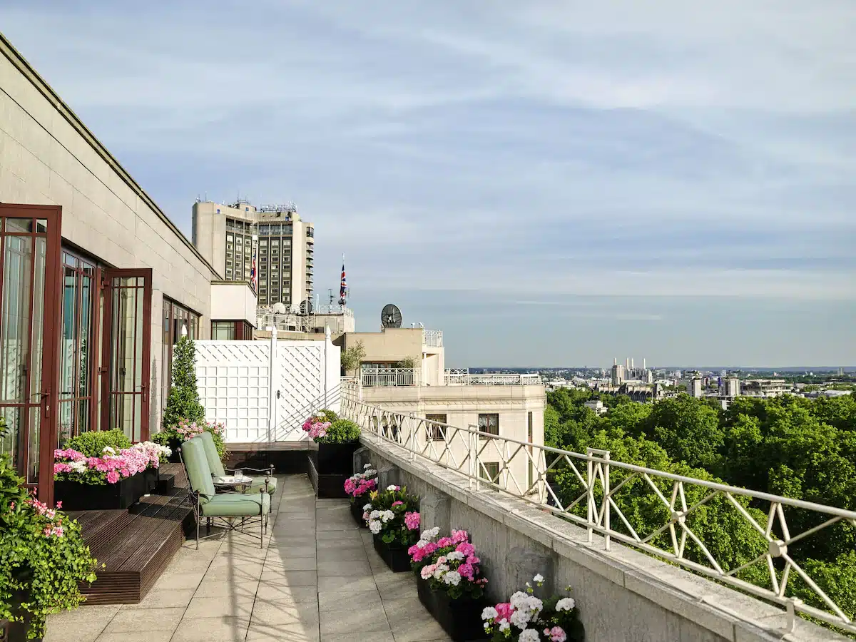 The Dorchester, quarto com vista para o Hyde Park