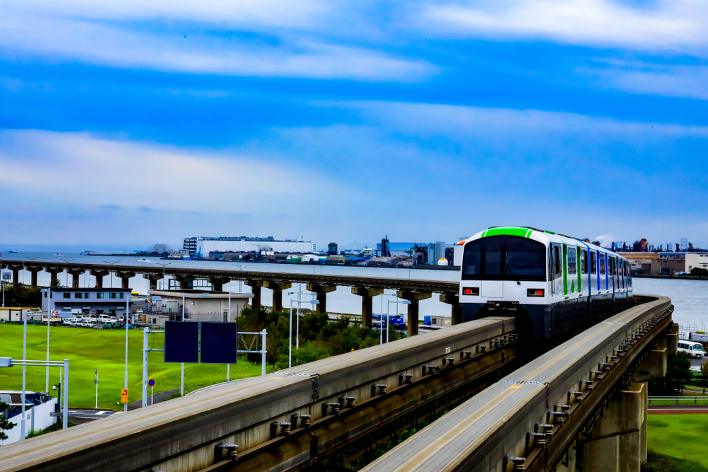 Tokyo Monorail no Aeroporto de Haneda
