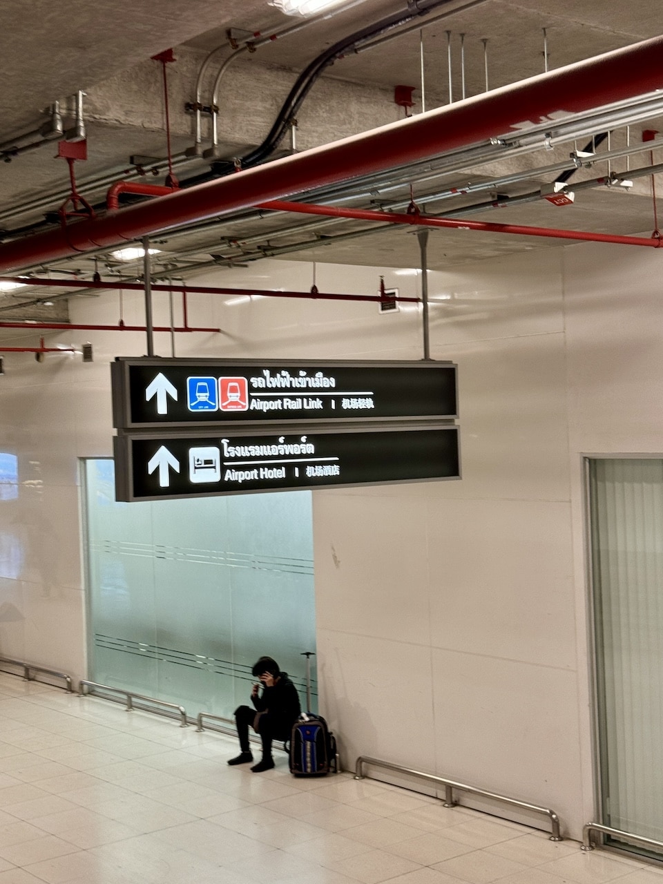 Trem do aeroporto de Bangkok