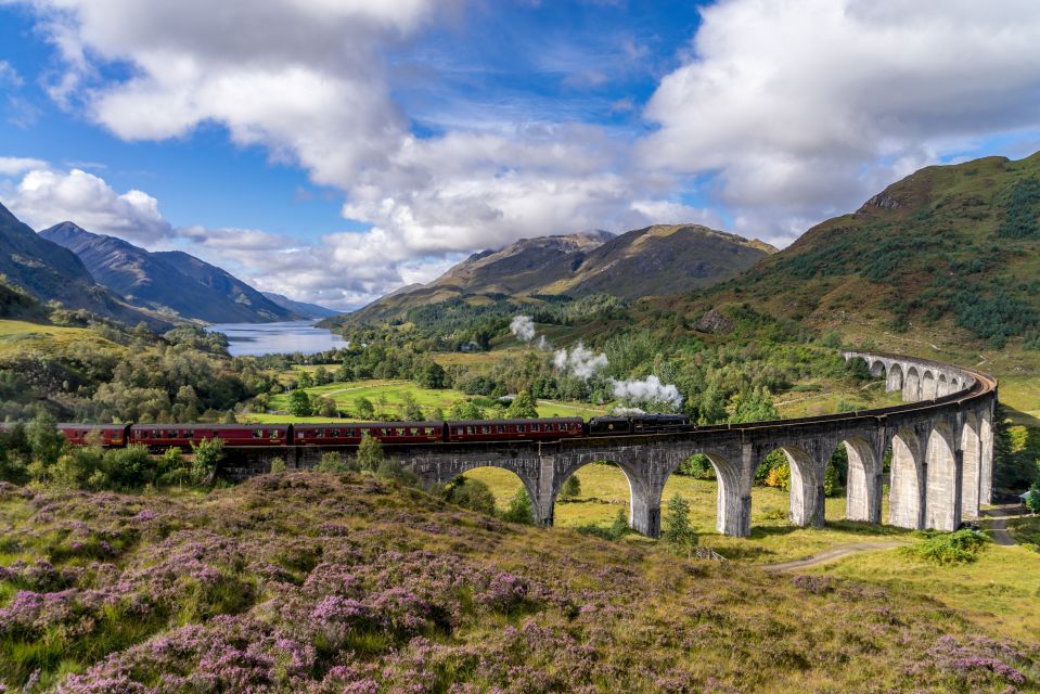 viaduto de glenfinnan e o trem expresso de hogwarts