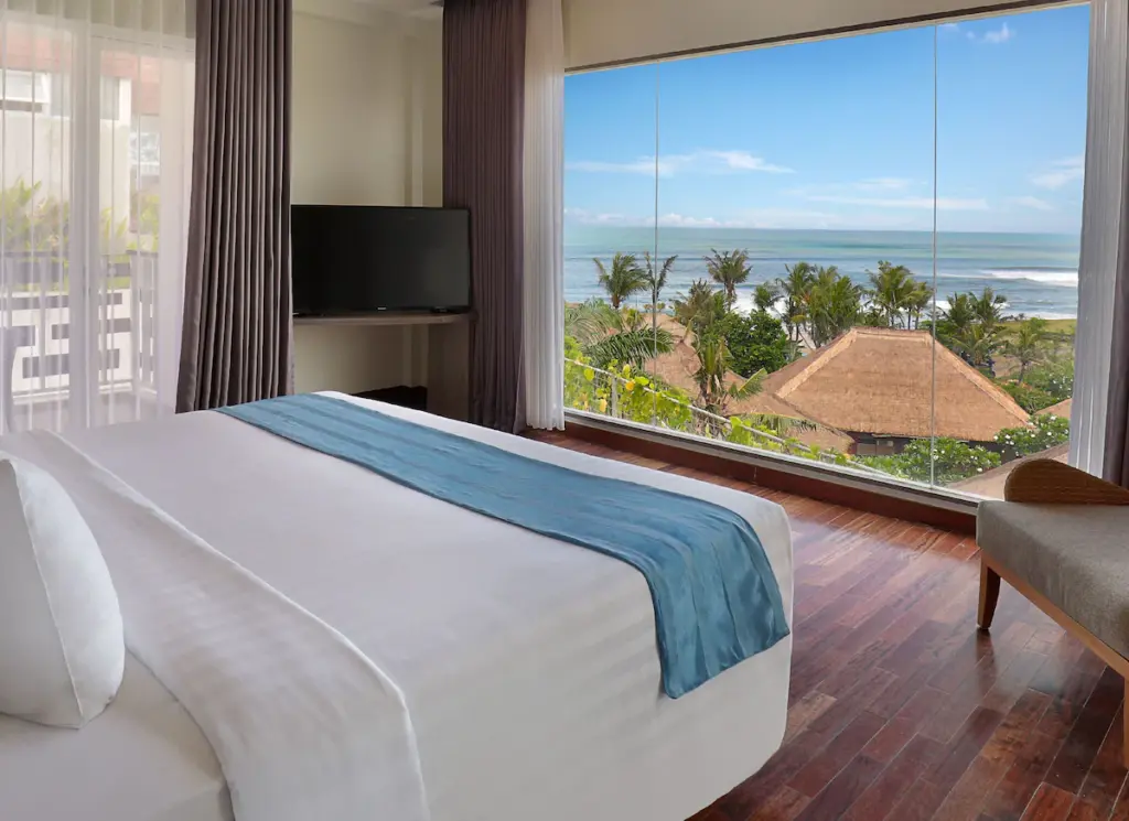 Vista do quarto no Aston Canggu